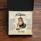 To My Daughter From Dad | This Old Lion Will Always Have Your Back - Love Knot Necklace