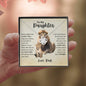 To My Daughter From Dad | This Old Lion Will Always Have Your Back - Love Knot Necklace