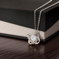 To My Daughter From Dad | This Old Lion Will Always Have Your Back - Love Knot Necklace