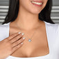 To My Daughter From Father | Proud To Be Your Father - Love Knot Necklace