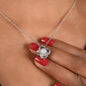 To My Daughter From Dad | This Old Lion Will Always Have Your Back - Love Knot Necklace