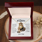 To My Daughter From Father | Proud To Be Your Father - Love Knot Necklace