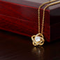 To My Daughter From Dad | This Old Lion Will Always Have Your Back - Love Knot Necklace