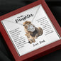 To My Daughter From Father | Proud To Be Your Father - Love Knot Necklace